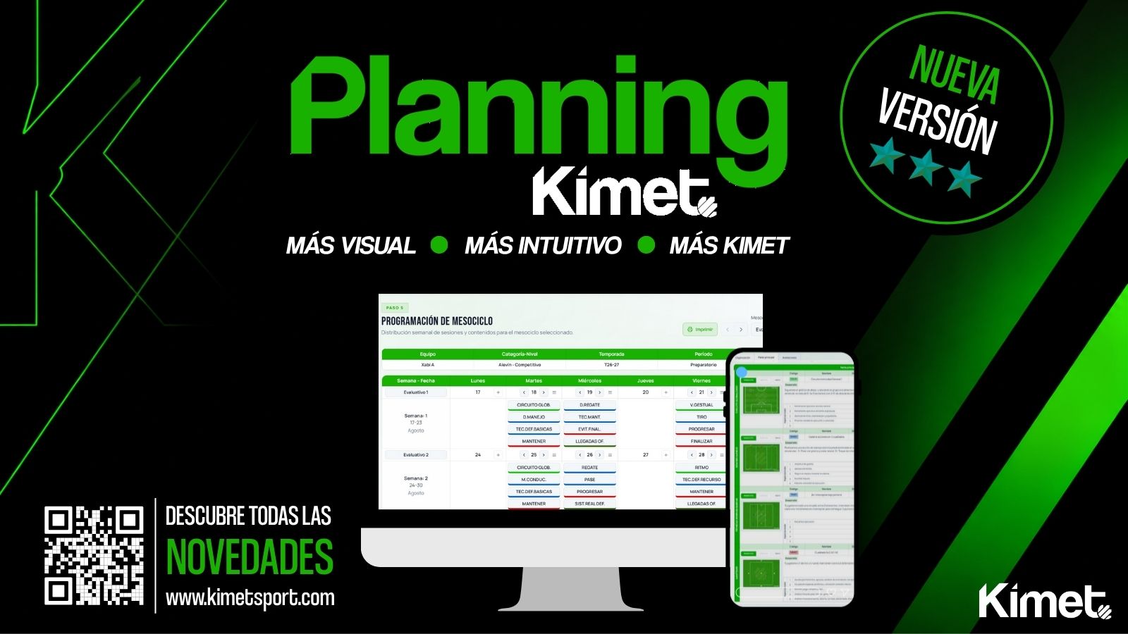 Kimet Planning evolves with a more complete, intuitive and accessible version
